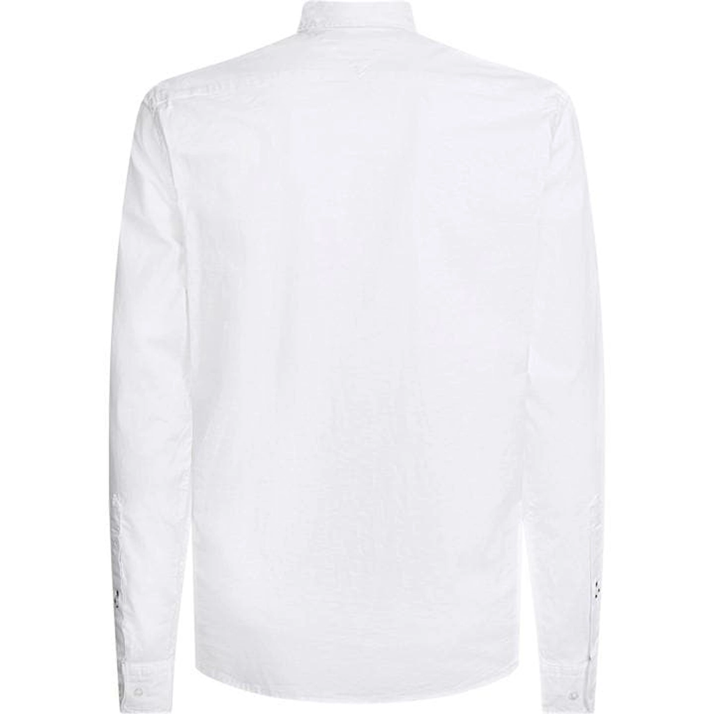 Tommy Hilfiger Core 1985 Long Sleeve Oxford Shirt - White
